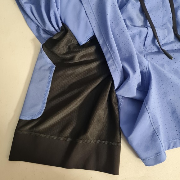 Lululemon Shorts Mens Large Purple Lined Tennis Running Training Mesh Vented - Picture 8 of 16